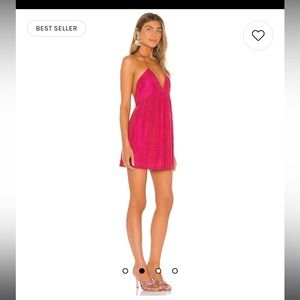 Superdown Margo Halter Shift Dress NEW